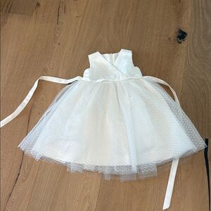 Us Angels white Baby Dress 18m